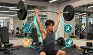 Tips-Menghindari-Cedera-Bahu-Saat-Melakukan-Latihan-Overhead-Press-Di-Pusat-Kebugaran